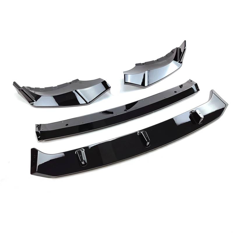 Auto Frontspoiler Lippe Spoilerlippe Splitter 4PCS Auto Frontschürze Spoiler Lip Splitter Schutz Protector Körper Kit Auto Zubehör Außen Teile Für X5 Für G05 2019 2020 2021 2022(Glossy Black) von ZhanNuoBHd