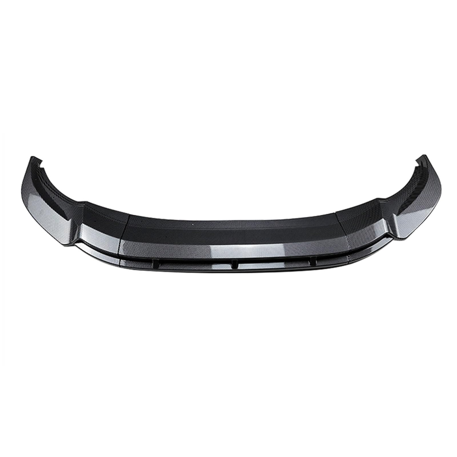 Auto Frontspoiler Lippe Spoilerlippe Splitter Auto Frontschürze Spoiler Lip Untere Splitter Schutz Klinge Für VW Für Tiguan Für 2021 2022 2023(Carbon Fiber Look) von ZhanNuoBHd