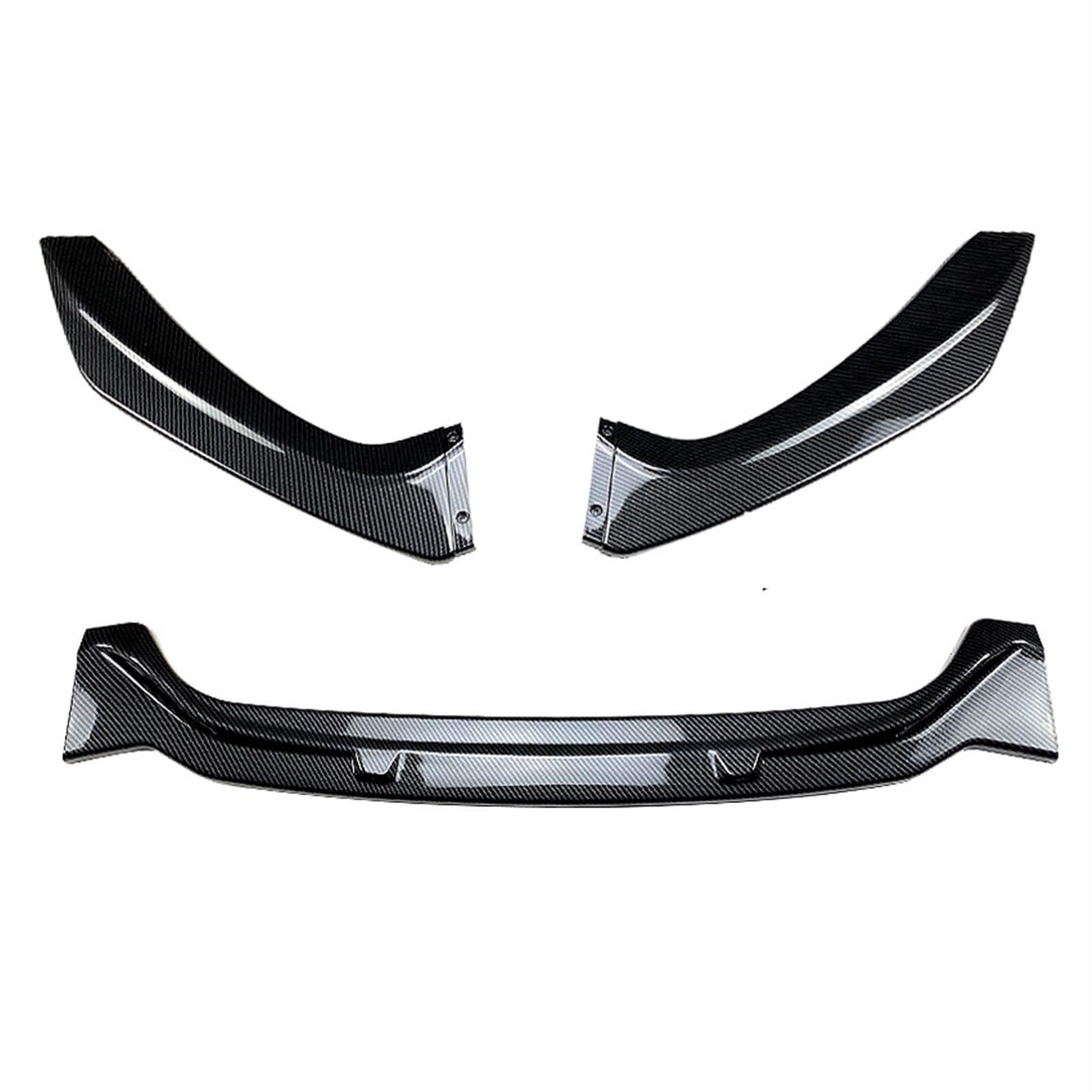 Auto Frontspoiler Lippe Spoilerlippe Splitter Frontschürze Lip Splitter Diffusor Lip Body Kit Auto Spoiler Stoßstange 1 Für Serie Für F20 Für F21 Für Pack Für 118i Für 120i 2015-2019(Carbon Look Set) von ZhanNuoBHd