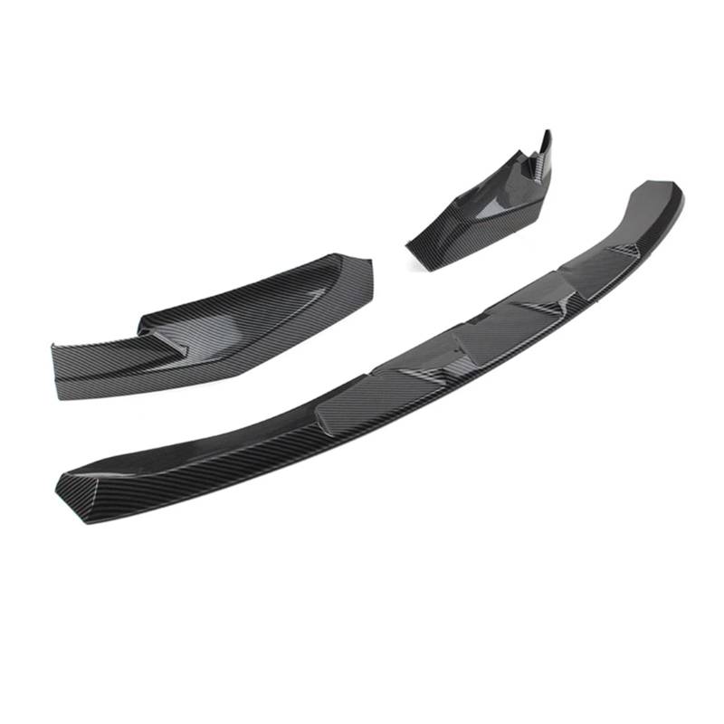 Auto Frontspoiler Lippe Spoilerlippe Splitter Frontschürze Lip Spoiler Splitter Abdeckung Schutz Körper Kit ABS Für G80 Für M3 Für G82 Für M4 2021 2022 2023 2024(Glossy Black) von ZhanNuoBHd