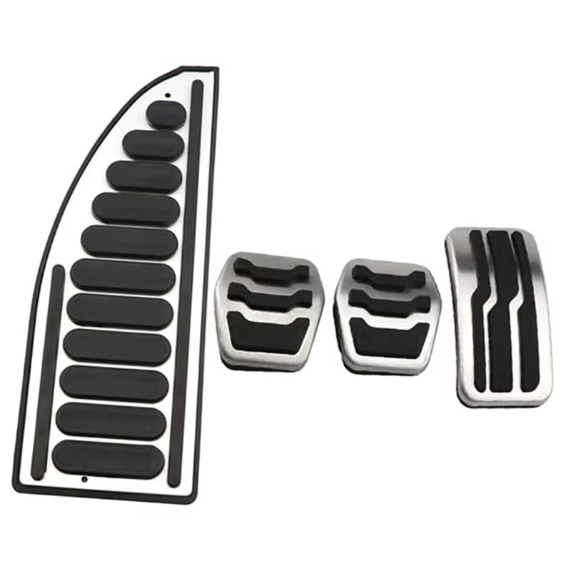 Car Pedals Cover Passend Auto-Gaspedale Bremspedal-Set-Abdeckungen Kupplungsauflage Fußpedal-Abdeckung Für Ford Für Focus 2 3 4 Für MK2 Für MK3 Für MK4 2005 Bremspedalbelag von ZhanNuoBHd