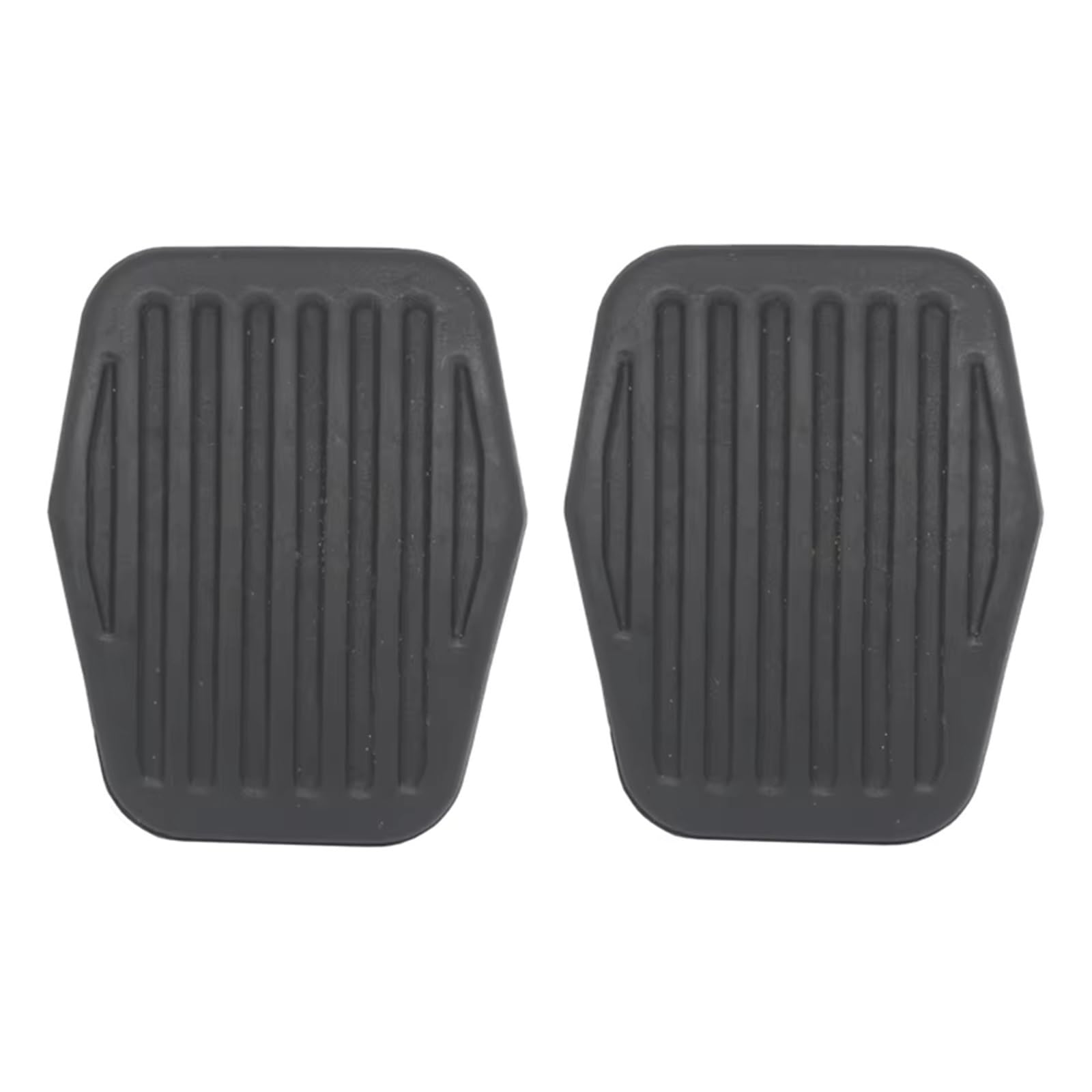 Car Pedals Cover Passend Bremse Kupplung Fußpedal Pad Abdeckungen 2007-2020 3M51245 7AA 1234292 3M512457CA Auto Zubehör Für Focus Für MK2 Für MK3 Für Ford Für C-Max Für KUGA Bremspedalbelag(2pcs) von ZhanNuoBHd