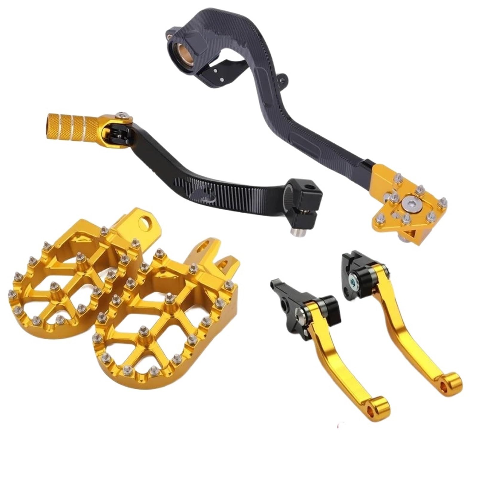 Fußrasten Pedal Stütze Für Suzuki Für RMZ250 2010-2018 RMZ450 2008-2019 DRZ400S 2000-2019 Motorrad Shifter Shift Fuß Bremse Kupplung Pedal Hebel Fußrasten ruht Rest Fußrasten(DRZ400S) von ZhanNuoBHd