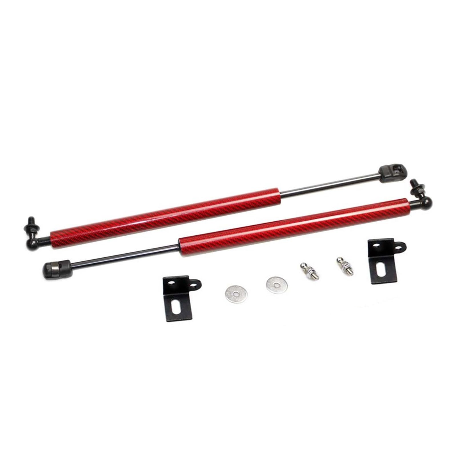 Motorhauben Gasfeder Für Hyundai Für I30 Für FD 2007 2008 2009 2010 2011 2012 Front Hood Gas Spring Lift Unterstützt Streben Stange Schocks Motorhaubendämpfer(Red Carbon Fiber) von ZhanNuoBHd