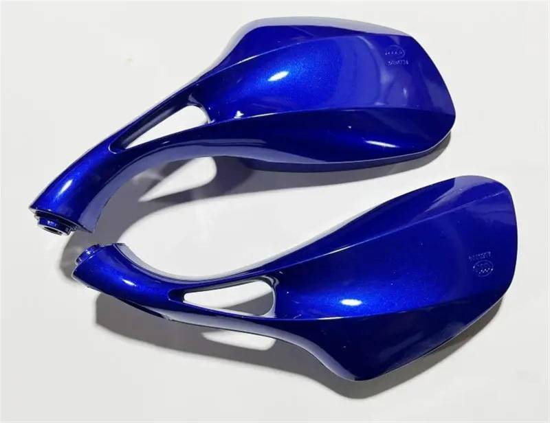 Motorrad Spiegel Motorrad-Rückspiegel Lenkerspiegel Außenspiegel Blendfrei Langlebiges Motorrad-Zubehör Motorrad Rückspiegel(Blue) von ZhanNuoBHd