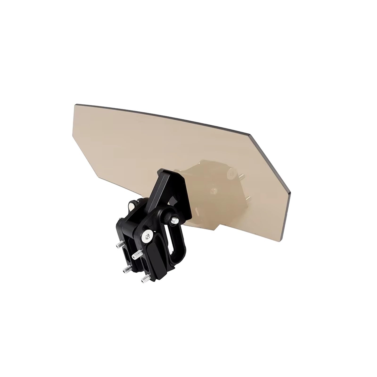 Windschild Niversal Motorrad Risen Clip Auf Windschutzscheibe Windschutzscheibe Verlängerung Spoiler Air Deflektor Für Kawasaki Motorrad Windschild(Smoke-Black Bracket) von ZhanNuoBHd