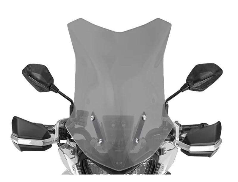 Windschild Spoiler Für Benelli Für TRK702 Für TRK702X Transparent/Grau 47CM/52CM/57CM Motorrad Windabweiser Windschutzscheibe Windschutz windabweiser Motorrad(Grey 47cm) von ZhanNuoBHd