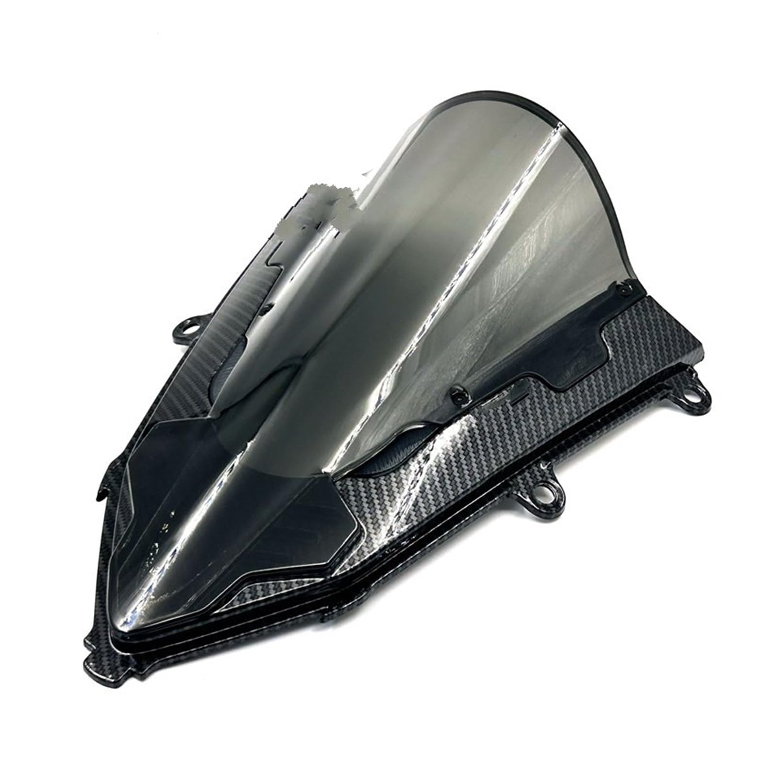 Windschild Spoiler Für CBR650R Für Cbr650r 2019 2020 2021 2022 2023 Motorrad Windschutzscheibe Windschutz Aluminium Kit Deflektor windabweiser Motorrad(Carbon Gray) von ZhanNuoBHd