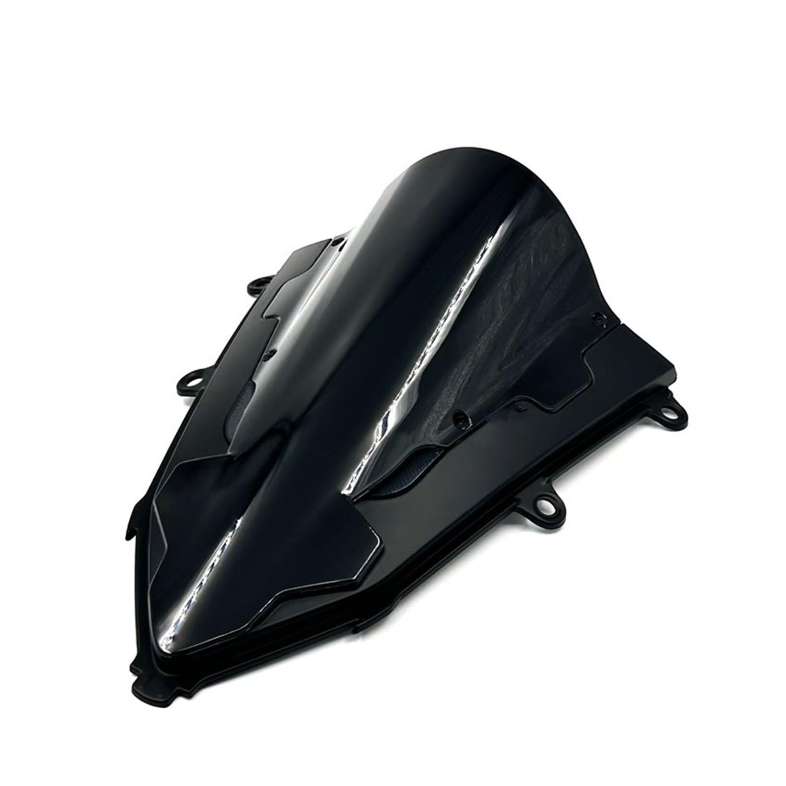 Windschild Spoiler Für CBR650R Für Cbr650r 2019 2020 2021 2022 2023 Motorrad Windschutzscheibe Windschutz Aluminium Kit Deflektor windabweiser Motorrad(Matte Black) von ZhanNuoBHd