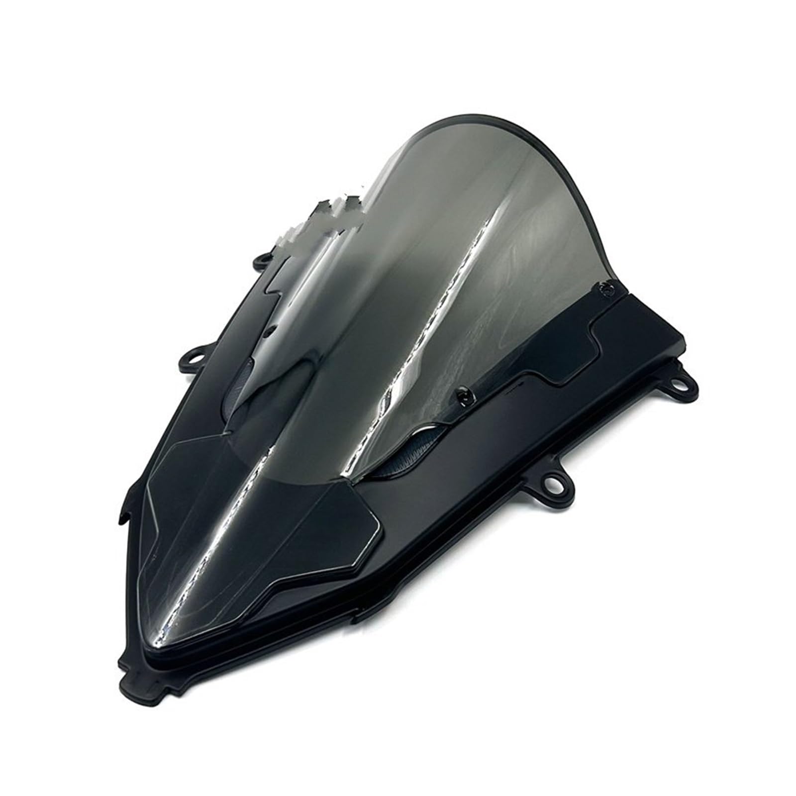 Windschild Spoiler Für CBR650R Für Cbr650r 2019 2020 2021-2023 Motorrad Windschutzscheibe Windschutz Aluminium Kit Deflektor windabweiser Motorrad(Matte Gray) von ZhanNuoBHd