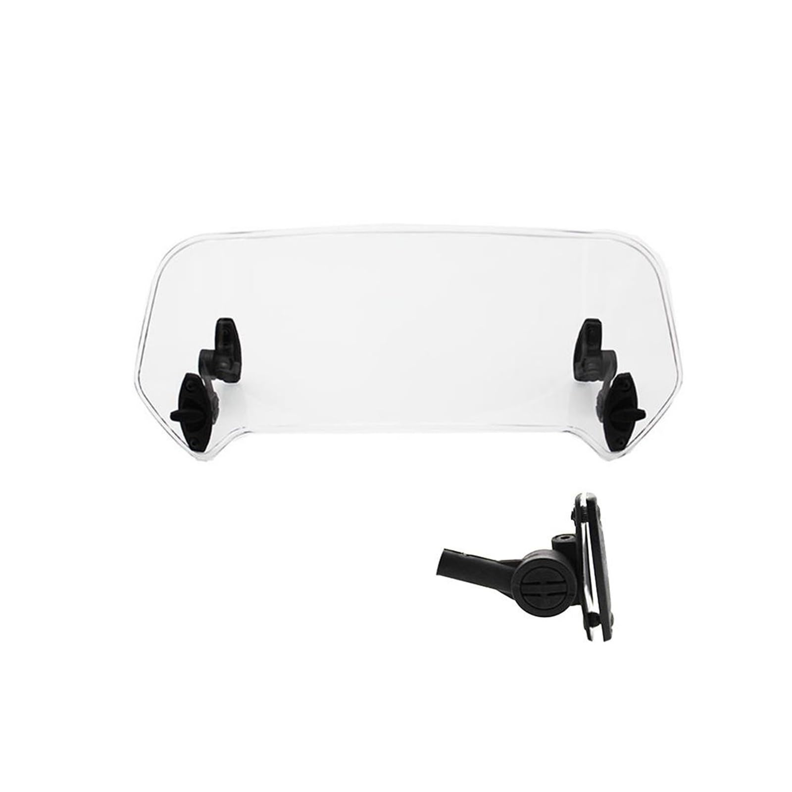 Windschild Spoiler Universal Motorrad Windschutzscheibe Verlängerung Windabweiser Erhöhte Einstellbare Clip Auf Windschutzscheibe Verlängerung windabweiser Motorrad(Transparent) von ZhanNuoBHd