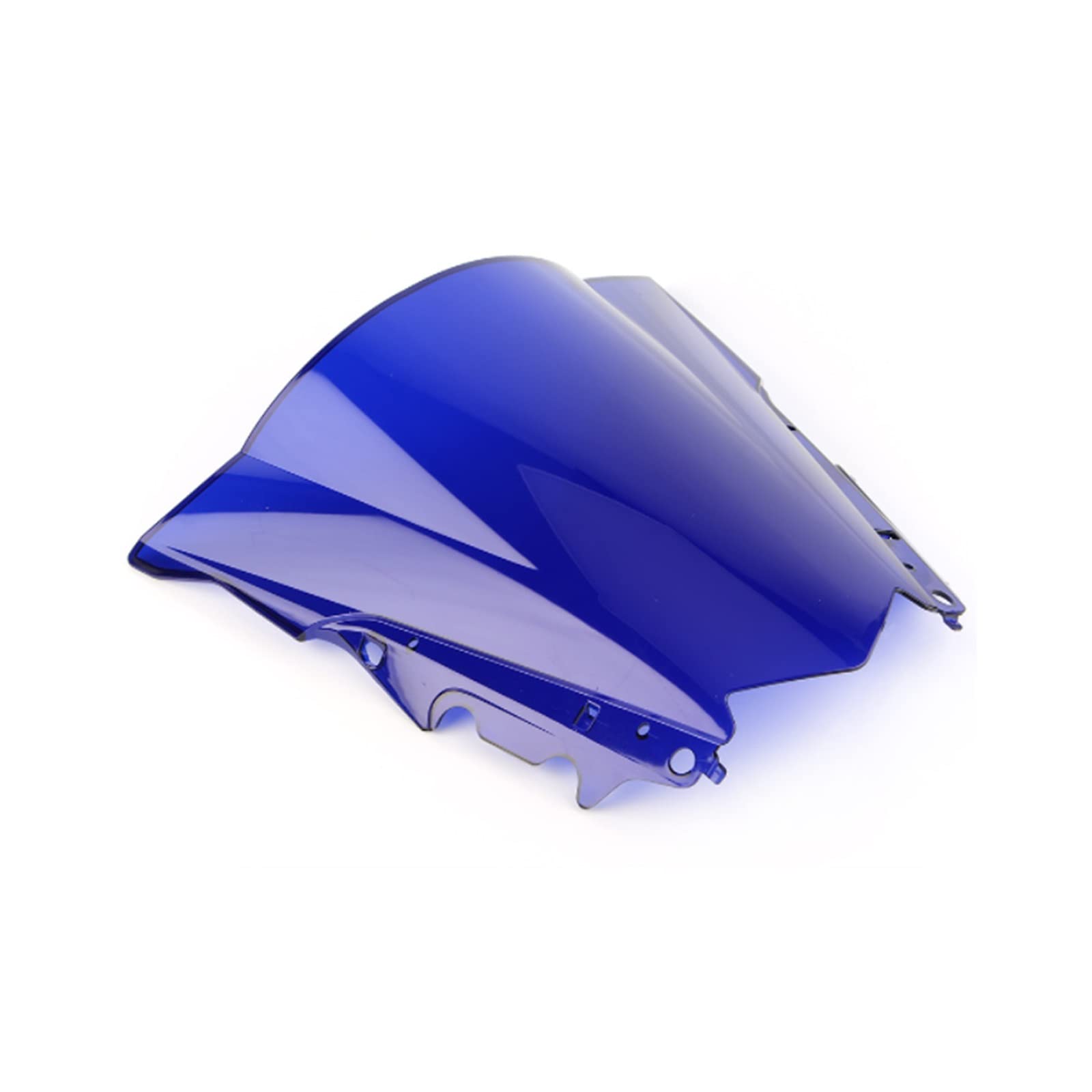 Windschild Spoiler Windschutzscheibe Für YZFR25 Für YZFR3 2013-2018 Double Bubble Windschutzscheibe Motorrad Zubehör Verkleidung Deflektor windabweiser Motorrad(Blue) von ZhanNuoBHd