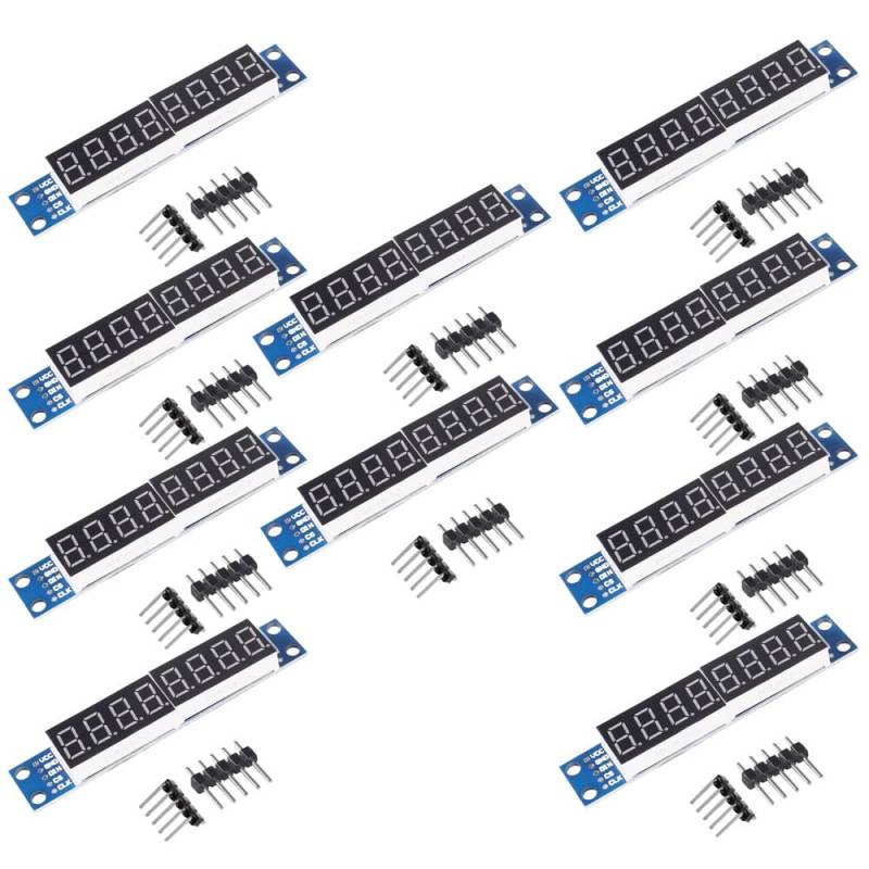 10pcs 8 Bit 7 Segment Display LED Module von ZhidemaStar