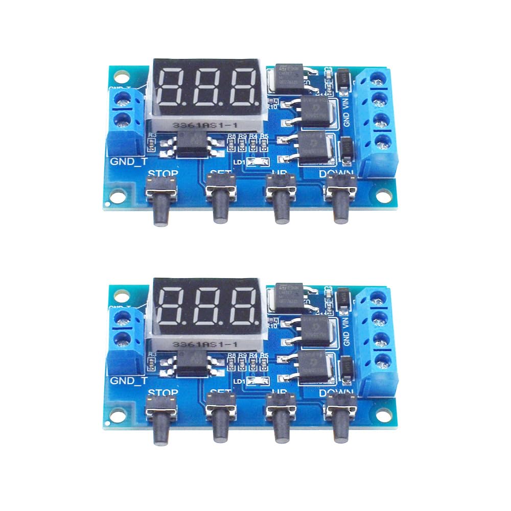 2pcs ZK-J06 DC 5V-30 V Timer Delay Relay Module Dual MOS Digital Programmable von ZhidemaStar