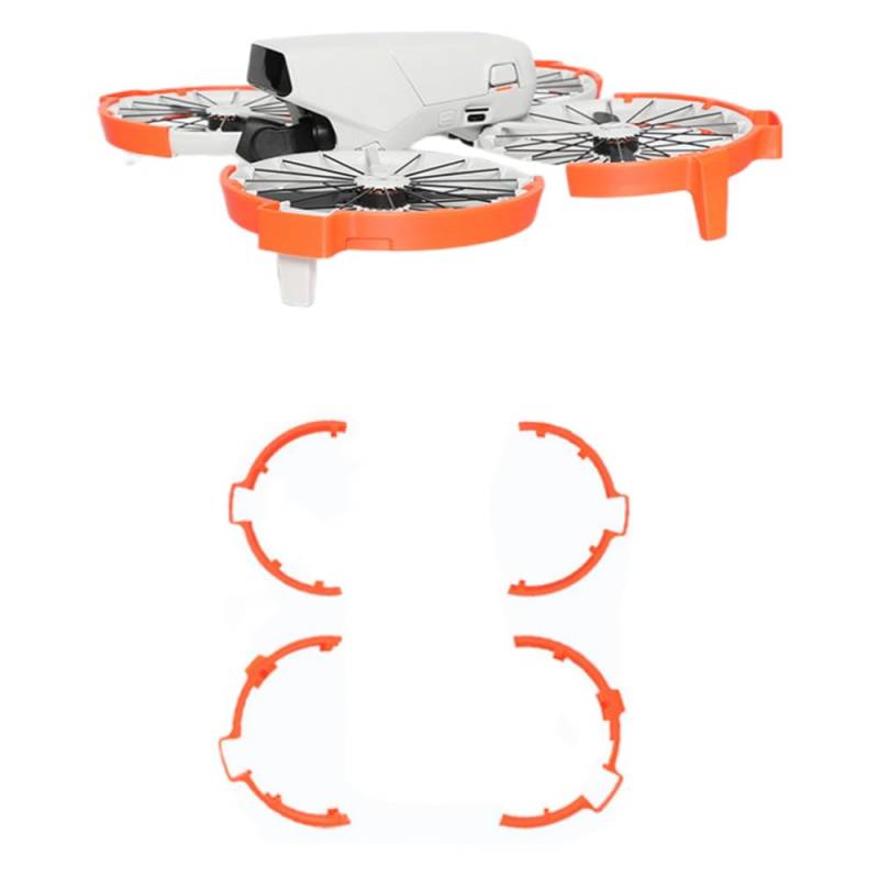 Propellerschutzbügel für DJI Flip, Drohnenschutzbügel Anti-Kollisions Stoßdämpfer Stoßfester Propellerschutz für DJI Flip (Orange) von Zhixteu