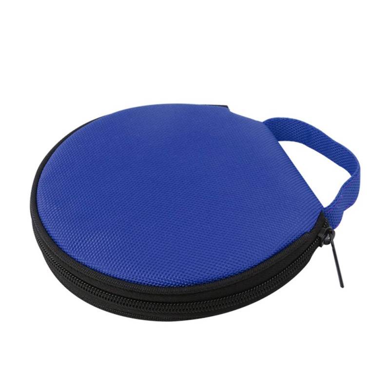 Tragbarer CD Player Tasche, 20 KapazitäT CD/DVD AufbewahrungshüLle CD Organizer Auto CD Speicher Tasche FüR Die Aufbewahrung Von Reisen, Aus Oxford-Stoff, Blau von Zhuodingsen