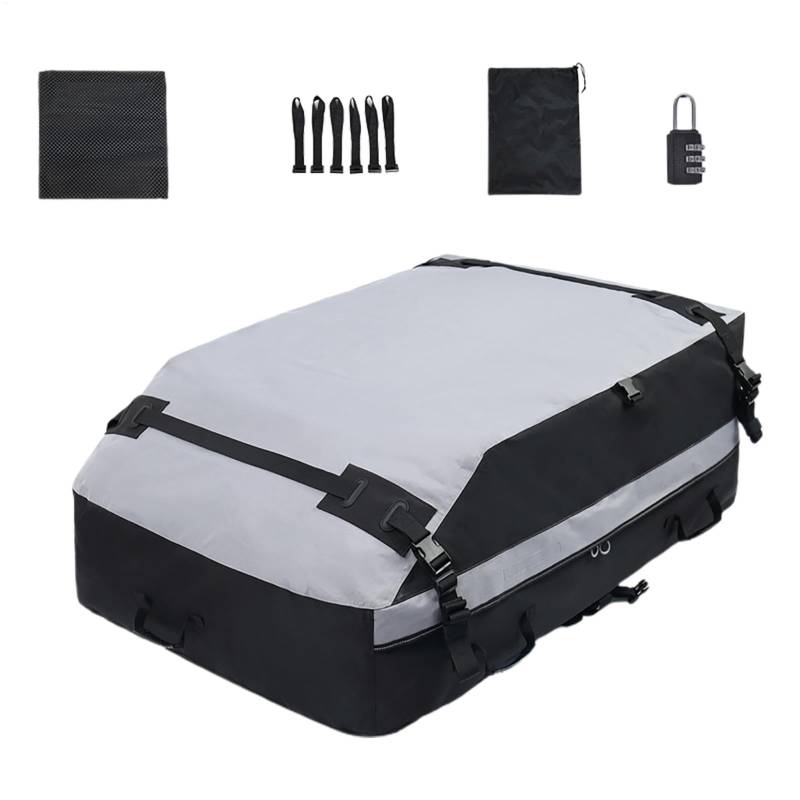 Car Roof Bag | Rooftop Cargo Carrier | Waterproof Car Top Carrier | SUV Top Cargo Storage | Car Rooftop Cargo Carrier | UV Protected Rooftop Luggage Box for All Vehicle Tops von Ziabxhn