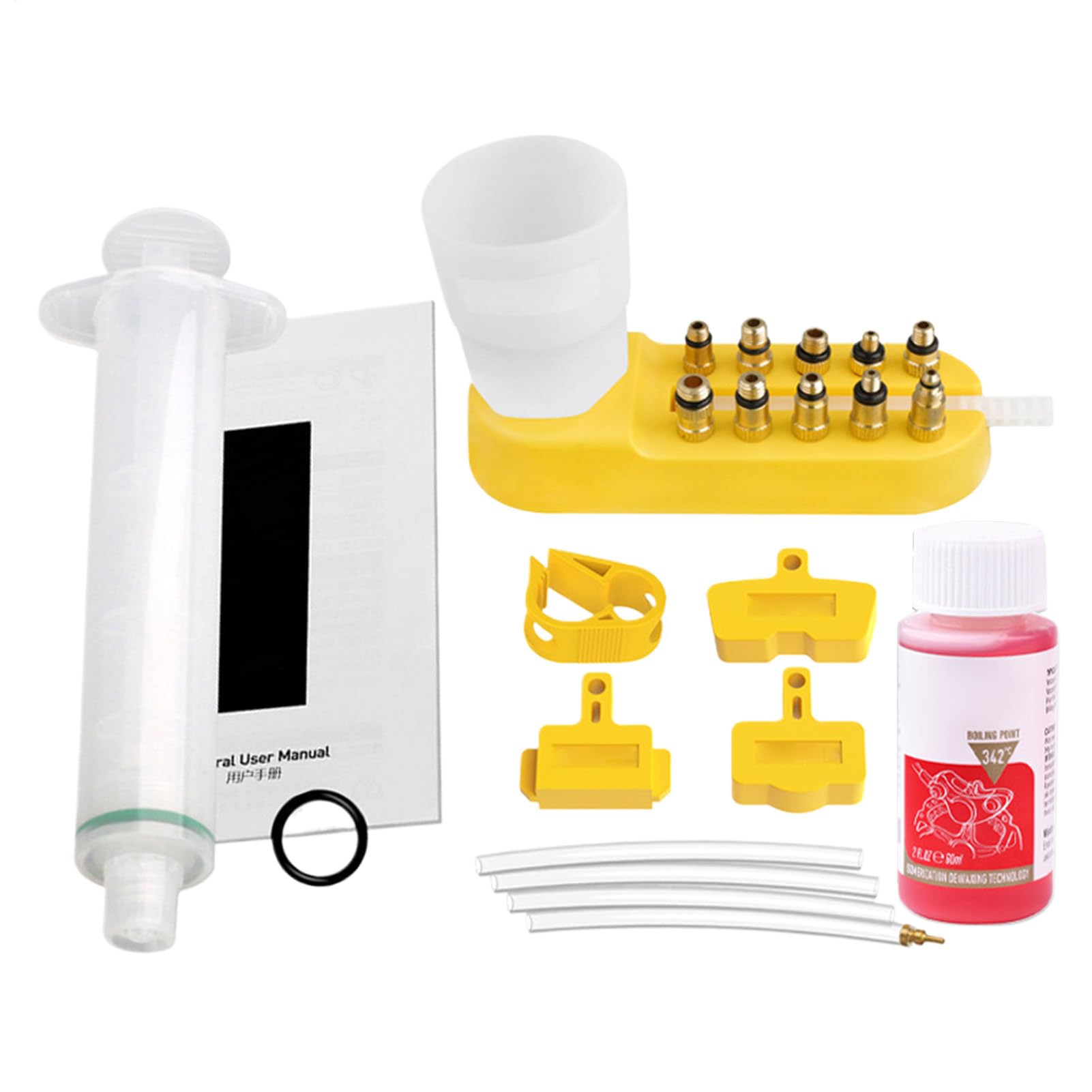 Ziabxhn Zylinderblühen Kit, Kühlmittel -Entlüftungswerkzeuge Kit, Kupplungs -Blutungs -Extraktorwerkzeug mit Hochleistungsbremsflüssigkeit, Tragbarer Zylinderreparaturblut für Berg, elektrischer Ziabxhn Zylinderblühen Kit, Kühlmittel -Entlüftungswerkzeuge Kit, Kupplungs -Blutungs -Extraktorwerkzeug mit Hochleistungsbremsflüssigkeit, Tragbarer Zylinderreparaturblut für Berg, elektrischer von Ziabxhn