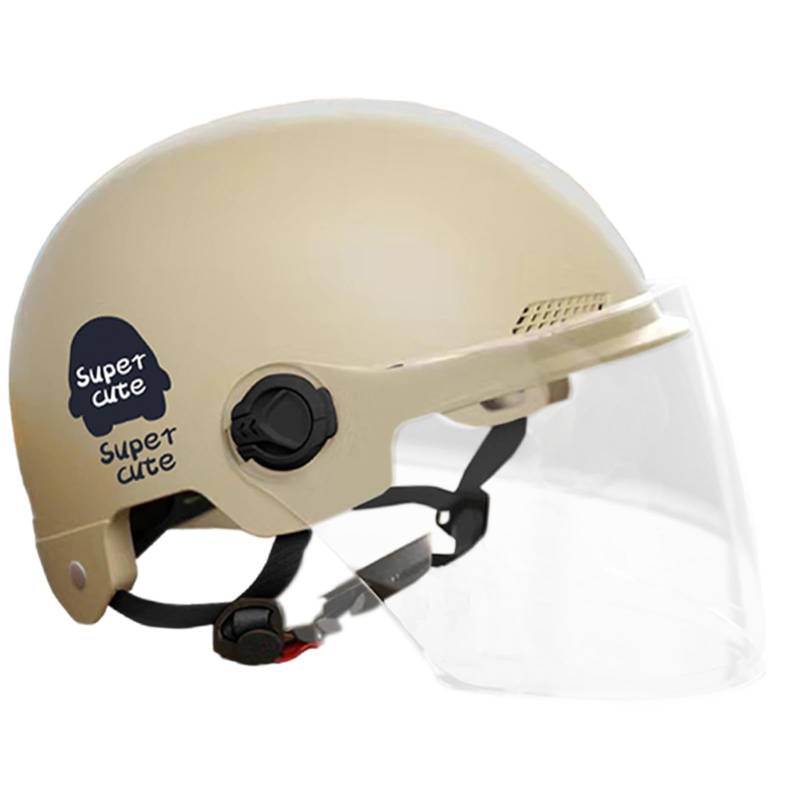 Zibeem Halbe Kopfbedeckung,Herren-Schutzhelm | Motorrad-Kopfbedeckung, halber Schutzhelm | Open-Face-Kopfbedeckung, Half-Face-Fahrradhüte, Sonnenschutz für Cruiser, Roller, Motorrad, Motocross von Zibeem