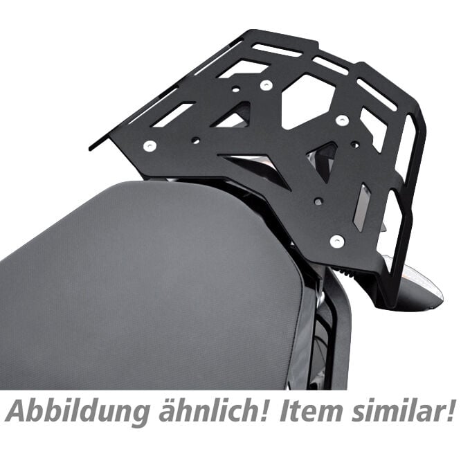 Zieger Gepäckbrücke Alu schwarz für BMW F 650/700/800 GS von Zieger