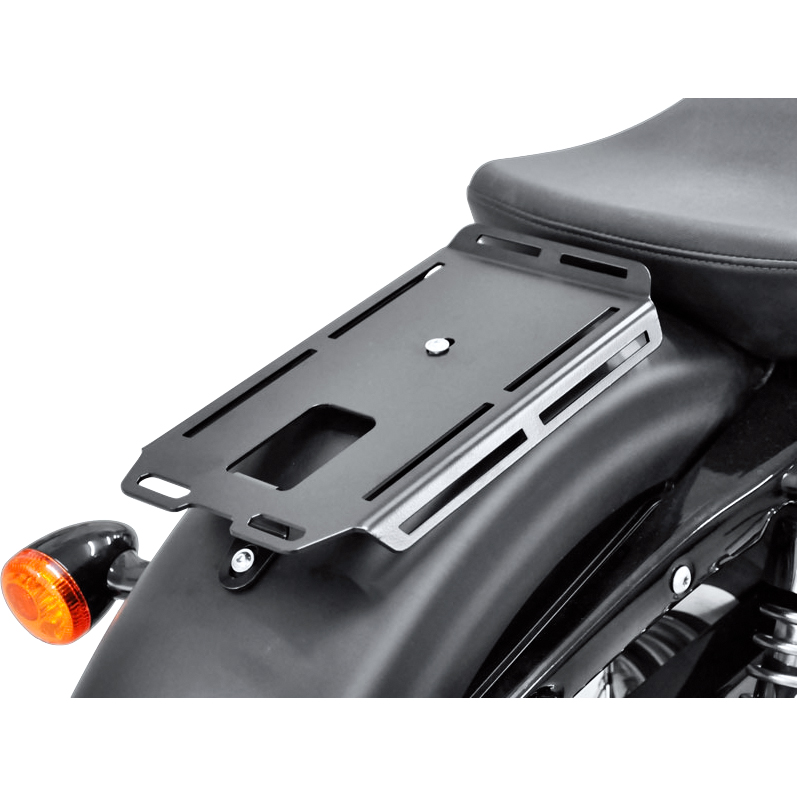 Zieger Gepäckbrücke Alu schwarz für Harley-Davidson Sportster 11cm von Zieger