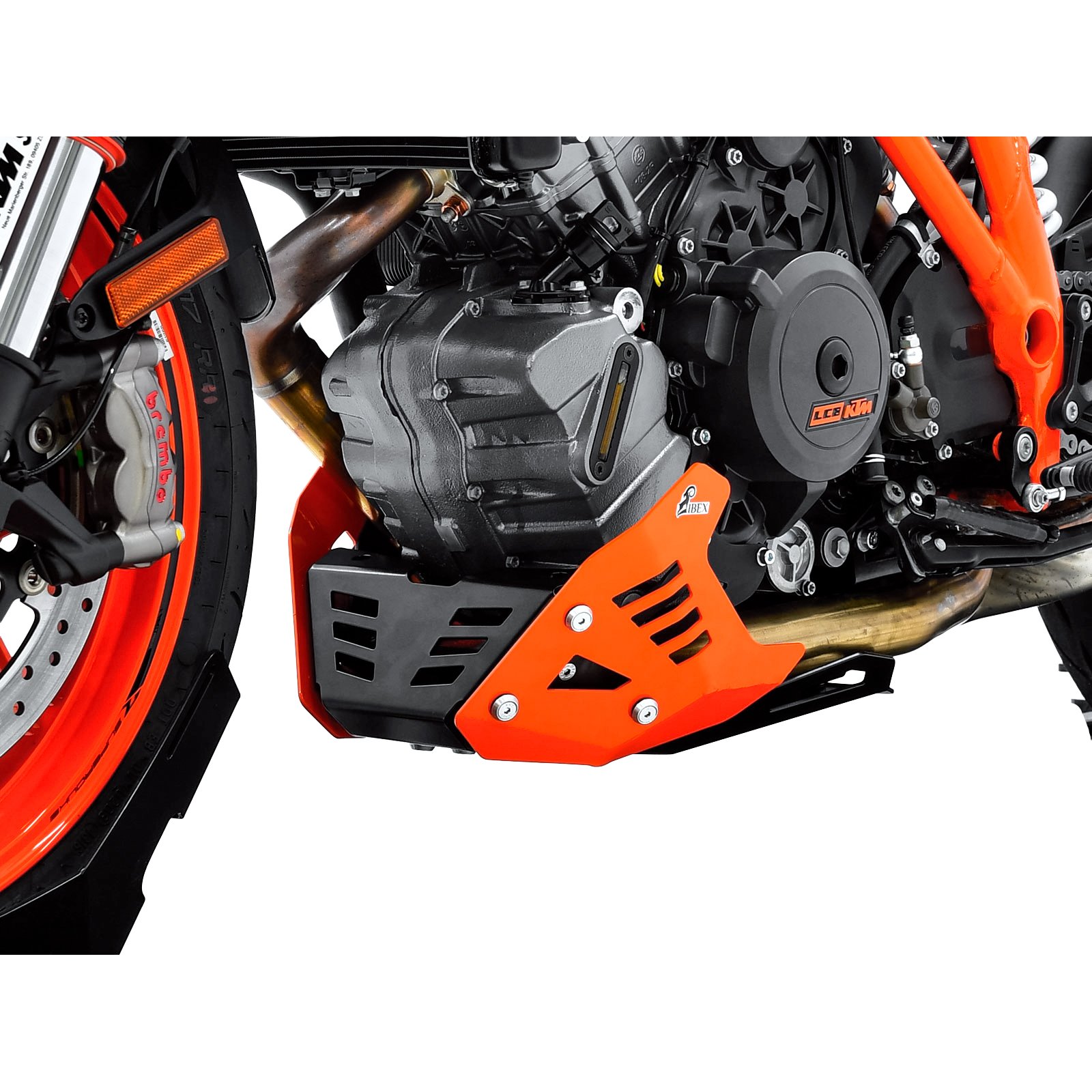 Zieger Motorschutz Alu orange/schwarz für KTM 1290 Super Duke R/GT von Zieger