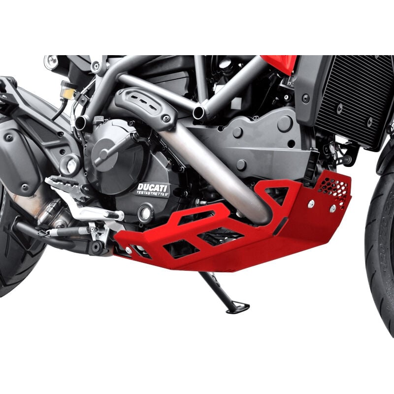 Zieger Motorschutz Alu rot für Ducati 821 Hypermotard /-strada von Zieger