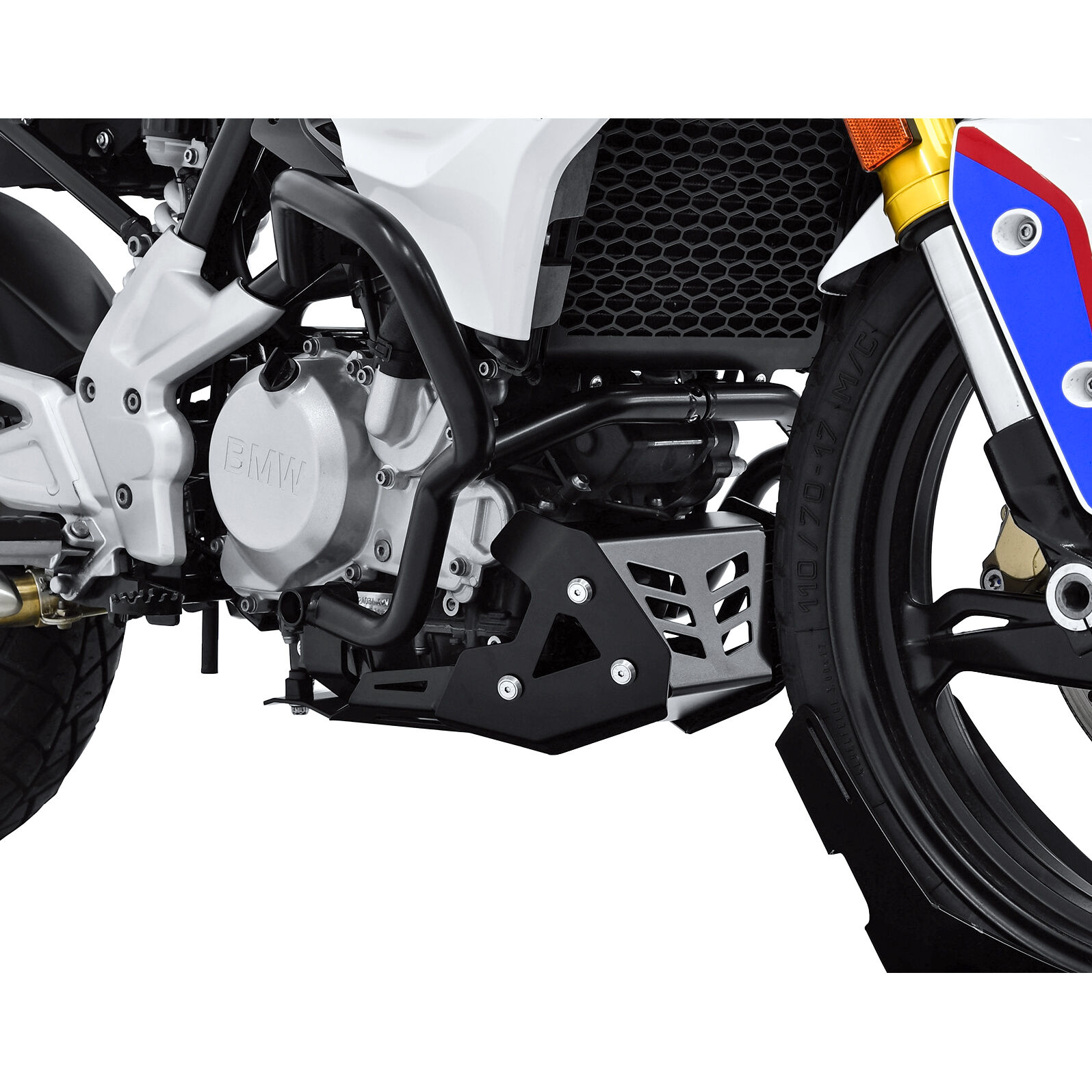 Zieger Motorschutz Alu schwarz für BMW G 310 R von Zieger