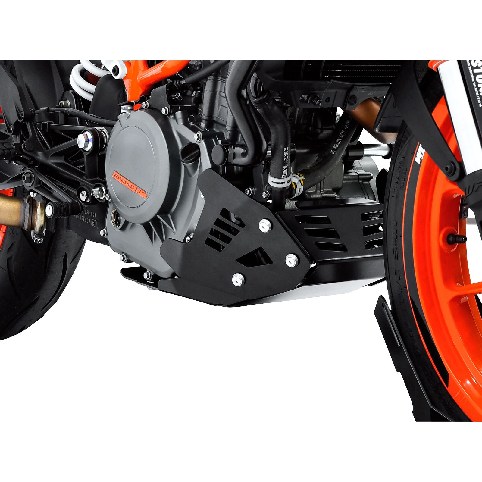 Zieger Motorschutz Alu schwarz für KTM Duke 390 2017- von Zieger