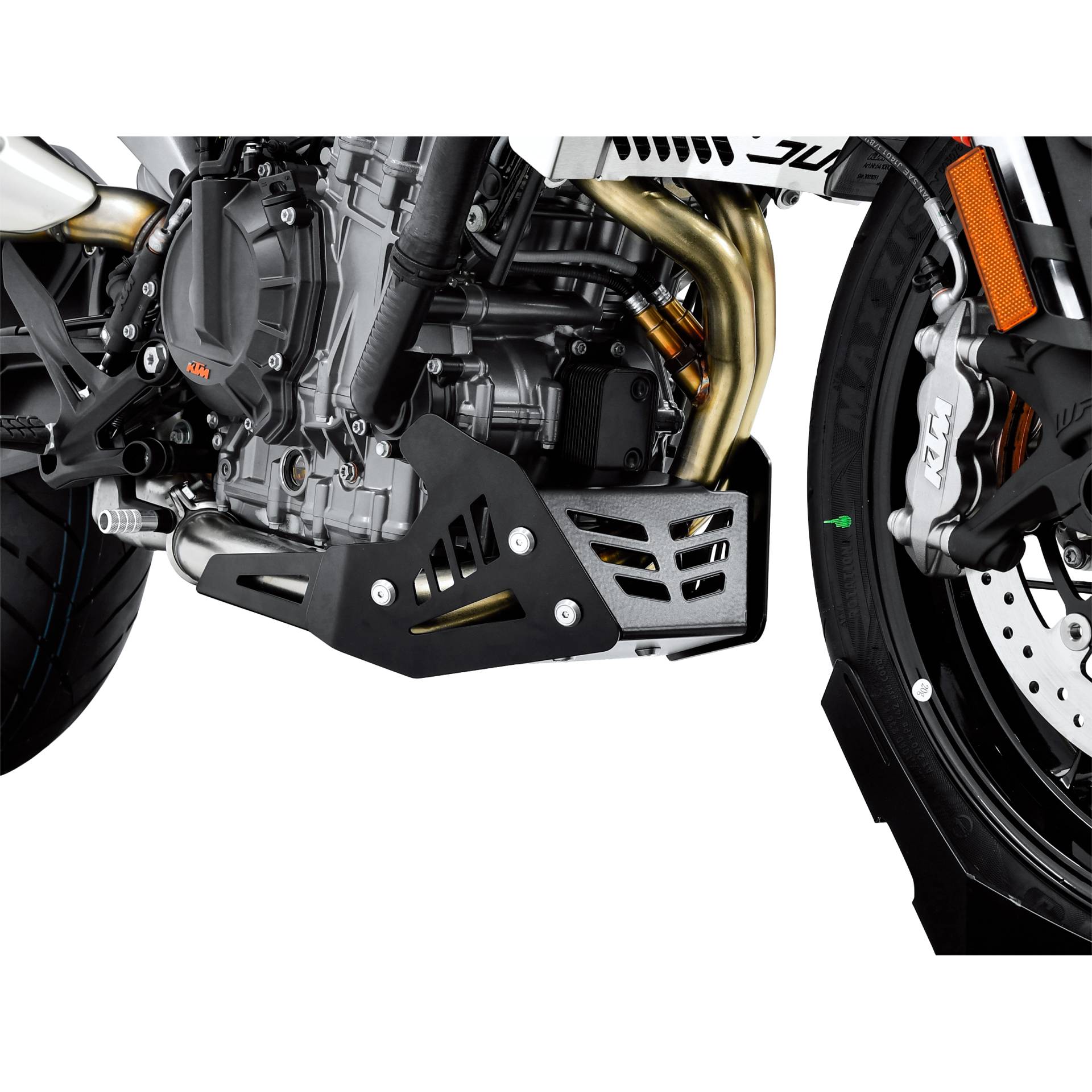 Zieger Motorschutz Alu schwarz für KTM Duke 790 von Zieger