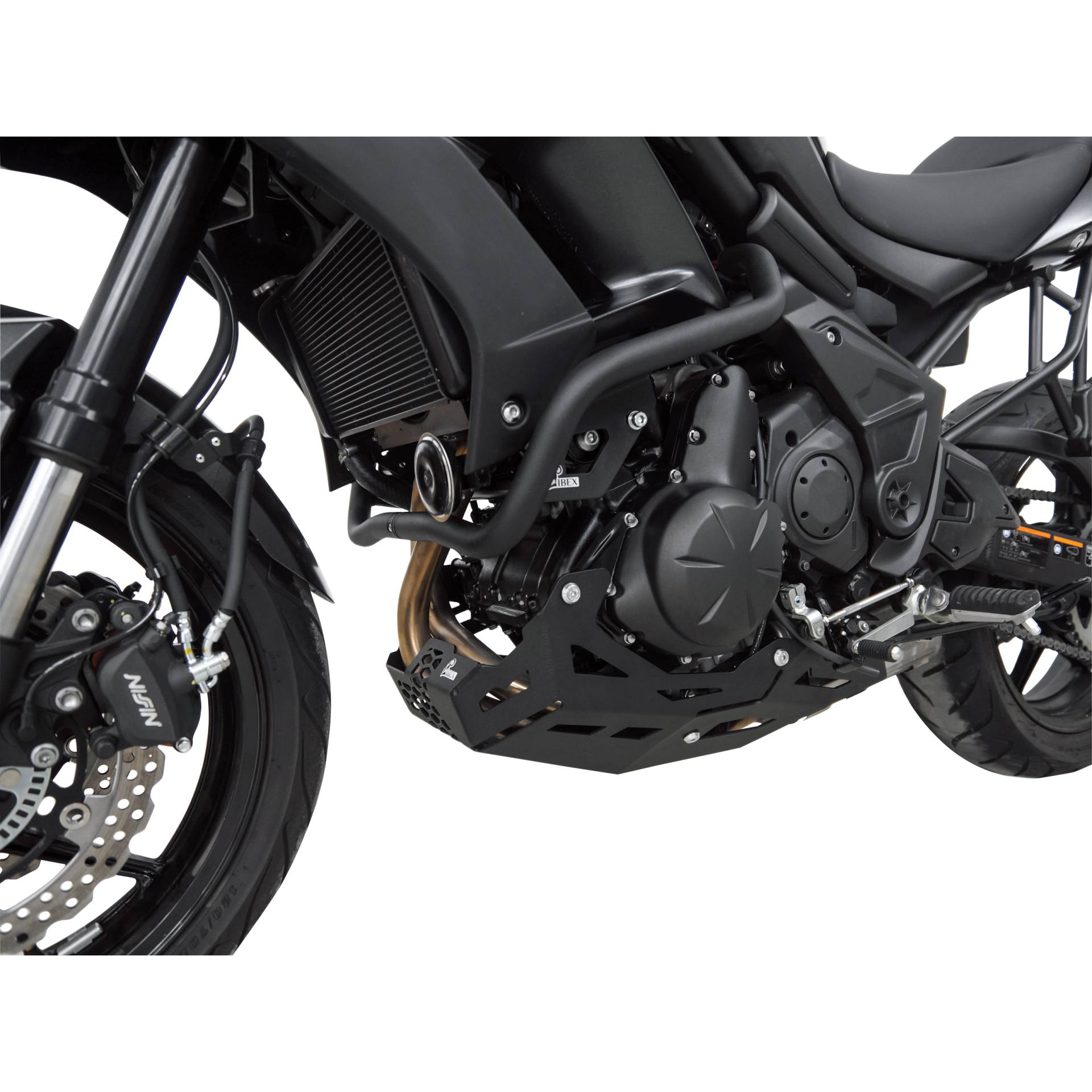 Zieger Motorschutz Alu schwarz für Kawasaki KLE 650 Versys 2015- von Zieger