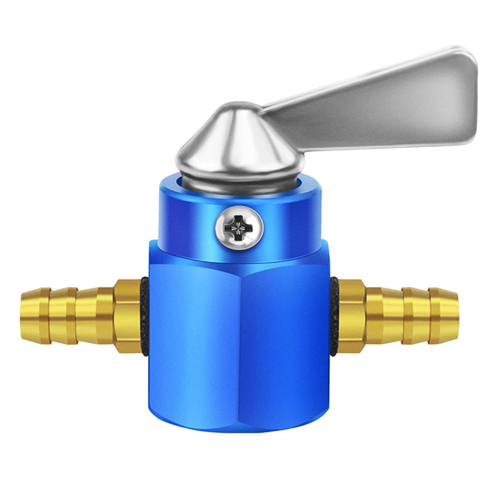 Benzinhahnventilhahn, ATV-Ventilhahn,Ölkreislauf-Ventilbaugruppe - Ventilgenerator aus Aluminiumlegierung, Benzinhahnventil-Knopfsteuerung mit auslaufsicherem Design für ATV von Ziennhu