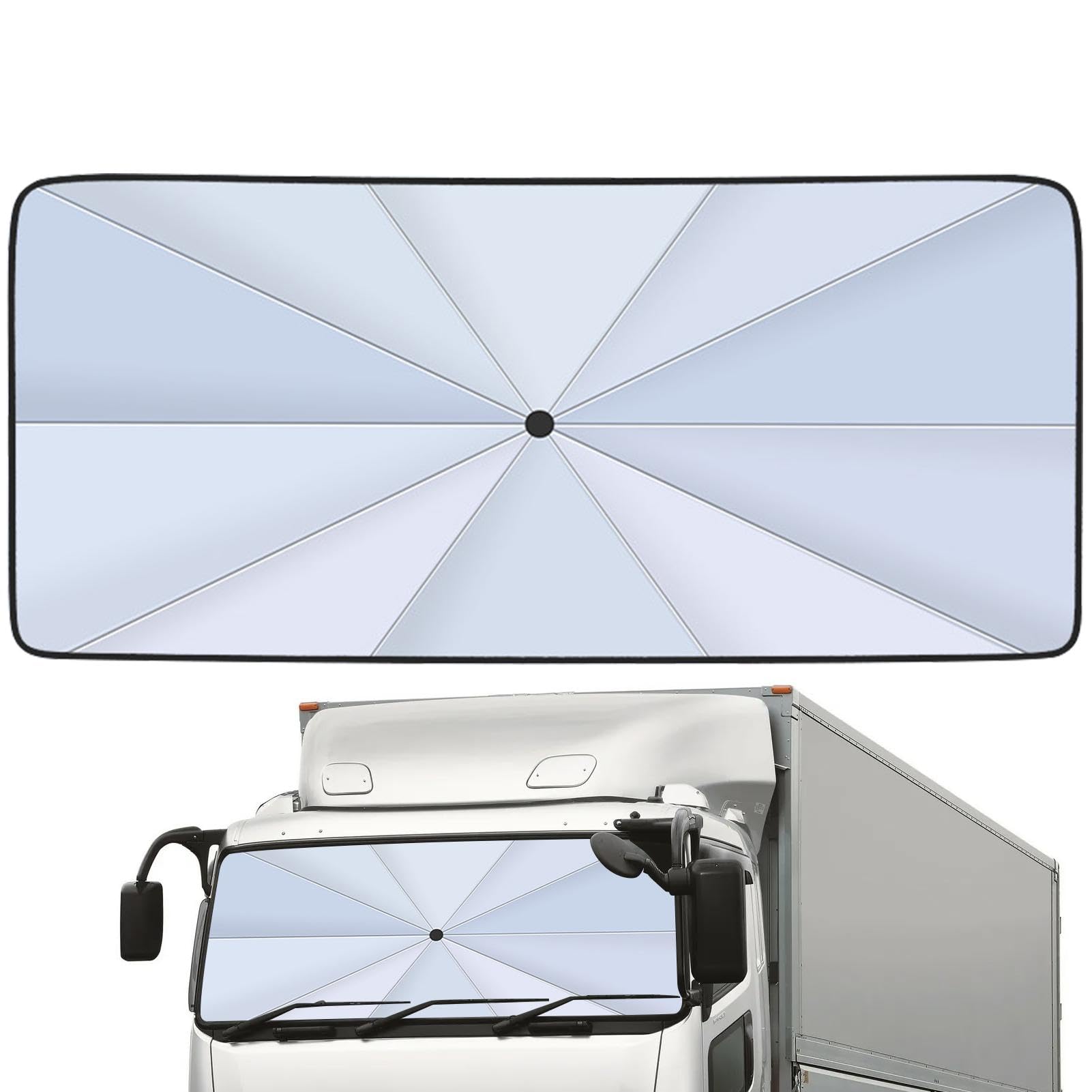 Sonnenschutz Auto Frontscheibe, 80 x 220 cm Auto-Sonnenschutz, Frontscheibenabdeckung, Auto-Sonnenschutz für die Windschutzscheibe von Ziennhu