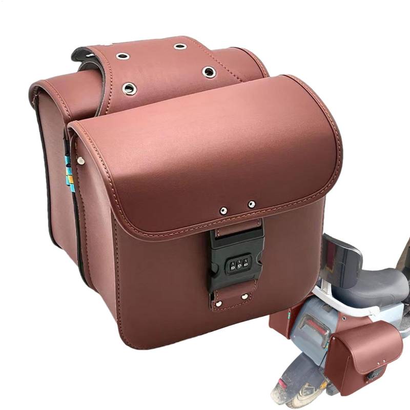 Ziennhu Motorrad-Gepäcktasche, Motorrad-Überwurf-Satteltaschen,Motorrad-Satteltaschen mit großem Fassungsvermögen - Geräumige Motorradtasche im Flip-Top-Design. Sichere Powersports-Satteltaschen von Ziennhu