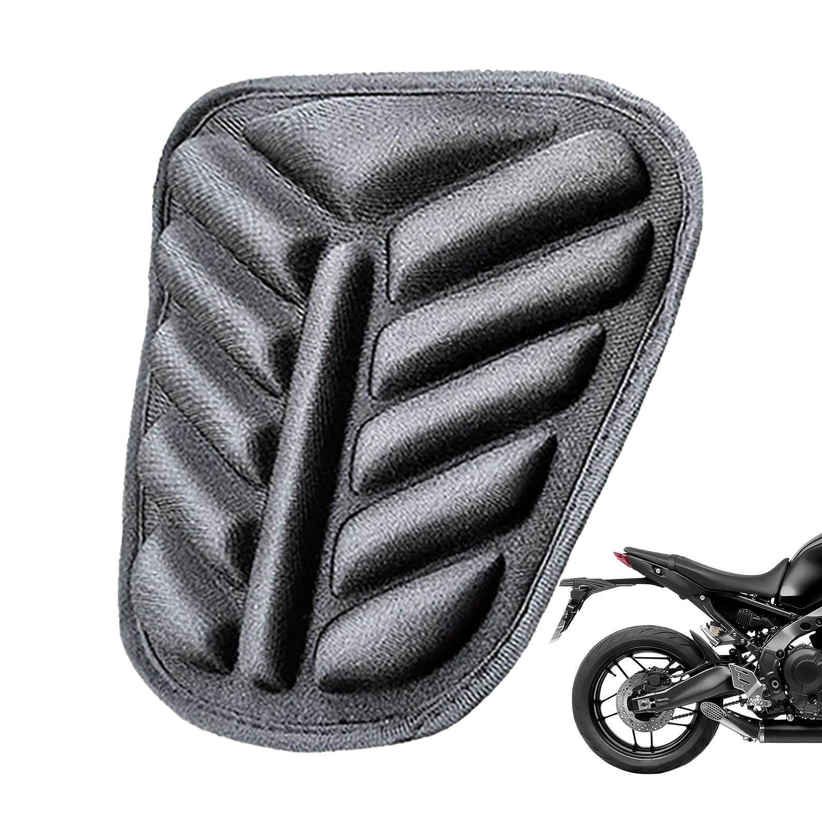 Ziennhu Motorrad-Sitzkissen, bequemes Motorradsitzkissen, atmungsaktiv, Sitzbezug für Beifahrer, rutschfestes Motorradsitzkissen von Ziennhu