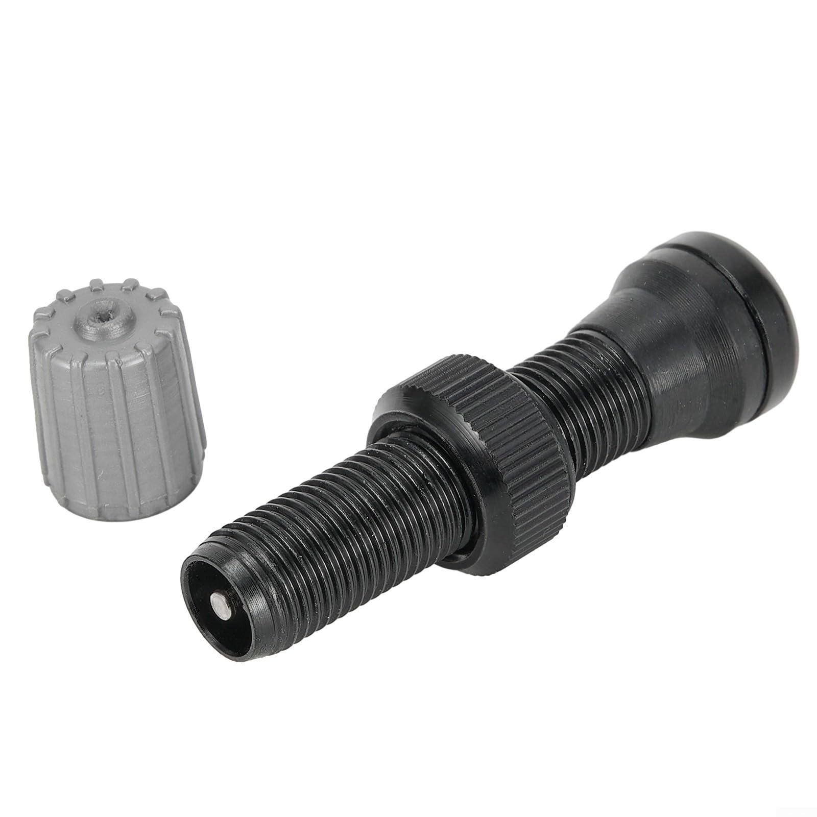 Stabiles Edelstahl-MTB-Fahrradventil, schlauchlos, 40 mm, für Ventile für Fahrradfelgen, Reifen, Reifen (schwarz) von Zilimontt