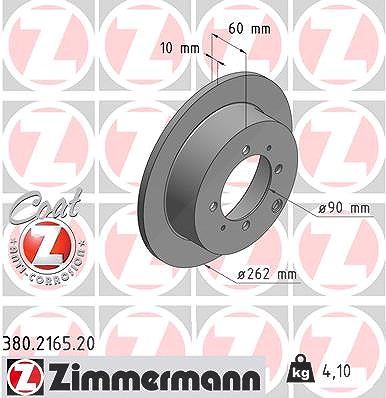 Zimmermann Bremsscheibe [Hersteller-Nr. 380.2165.20] für Mitsubishi von Zimmermann