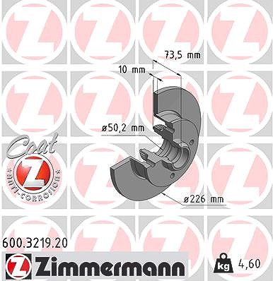 Zimmermann Bremsscheibe [Hersteller-Nr. 600.3219.20] für Seat, VW von Zimmermann