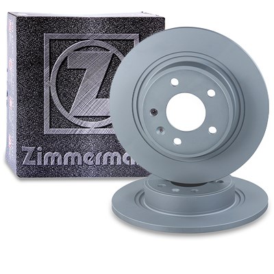 Zimmermann Bremsscheibe Hinterachse Voll [Hersteller-Nr. 430.2624.20] für Chevrolet, Opel, Vauxhall von Zimmermann