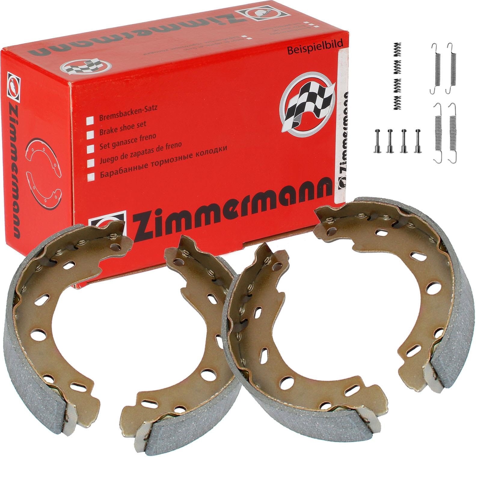 ZIMMERMANN 10990.105.8 Bremsbacken, hinten von Zimmermann