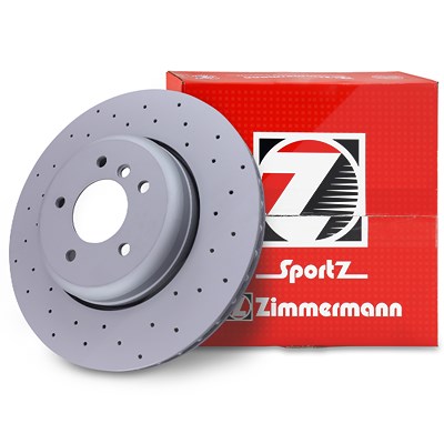 Zimmermann 1x Sport-Bremsscheibe belüftet hinten [Hersteller-Nr. 150.3461.52] für BMW von Zimmermann