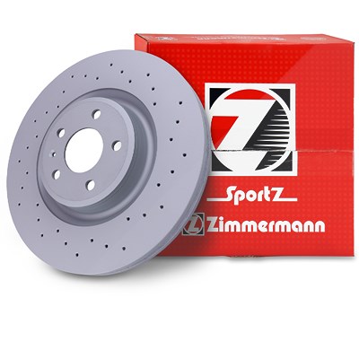 Zimmermann 1x Sport-Bremsscheibe belüftet vorne [Hersteller-Nr. 100.3356.52] für Audi, Porsche von Zimmermann