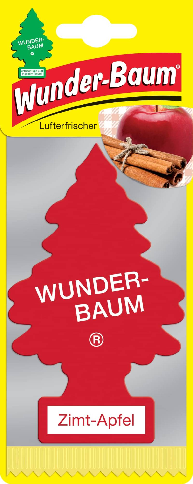 Zimt-Apfel Wunderbaum Lufterfrischer Duftbaum Auto Haus und Heim Tree (2) von Zimt-Apfel