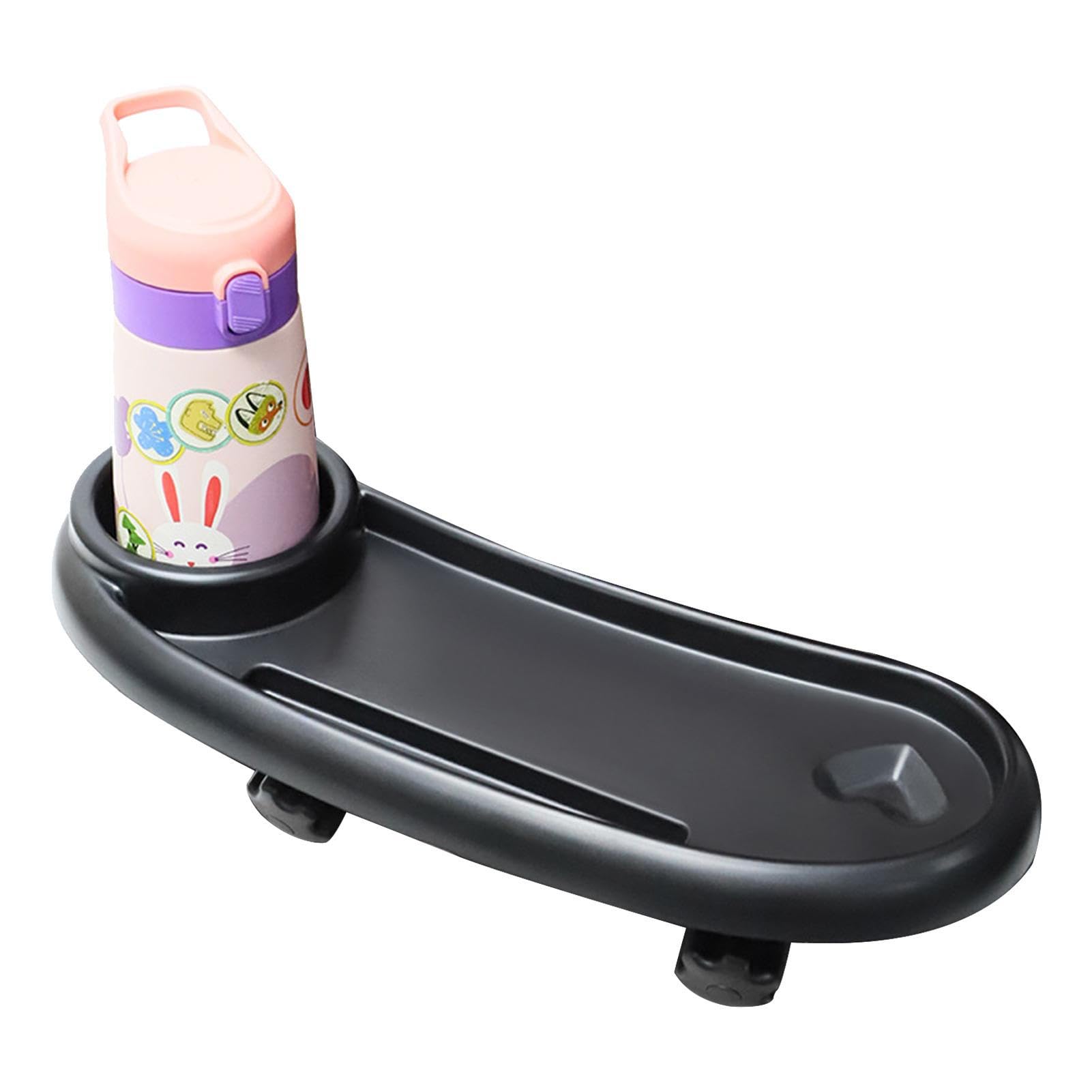 Essens-Tablett für Kinderwagen, Getränkehalter, Snack-Tablett, Griff, Kinderwagen, Snack-Tablett, Kinderwagen, Snack-Halter, Kinderwagen, Speiseteller von Ziurmut