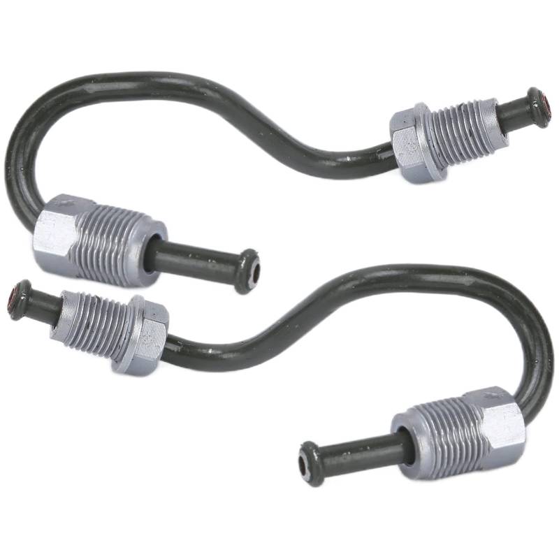 2-teilige Bremsleitung, Eisen-Inline-Rohr-Ersatz, passend für die meisten hydraulischen Bremssysteme von Zixyqol