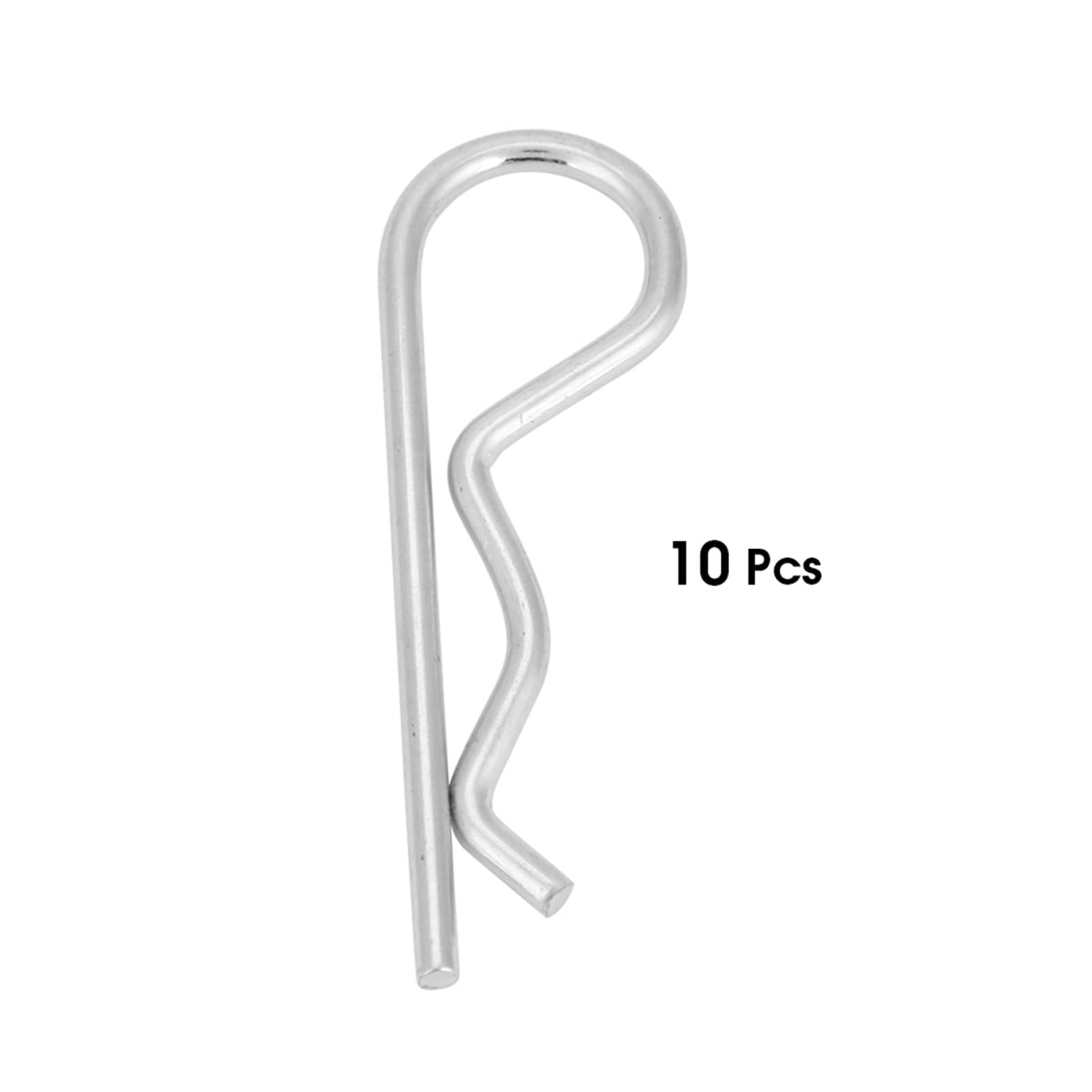 Zixyqol 10 Stück B-Splint, robuster, verzinkter Splint, Haarnadel-Sortimentsset, für Dolly-Pins, Anhänger-Pin-Clips (3 * 60mm) 10pcs von Zixyqol