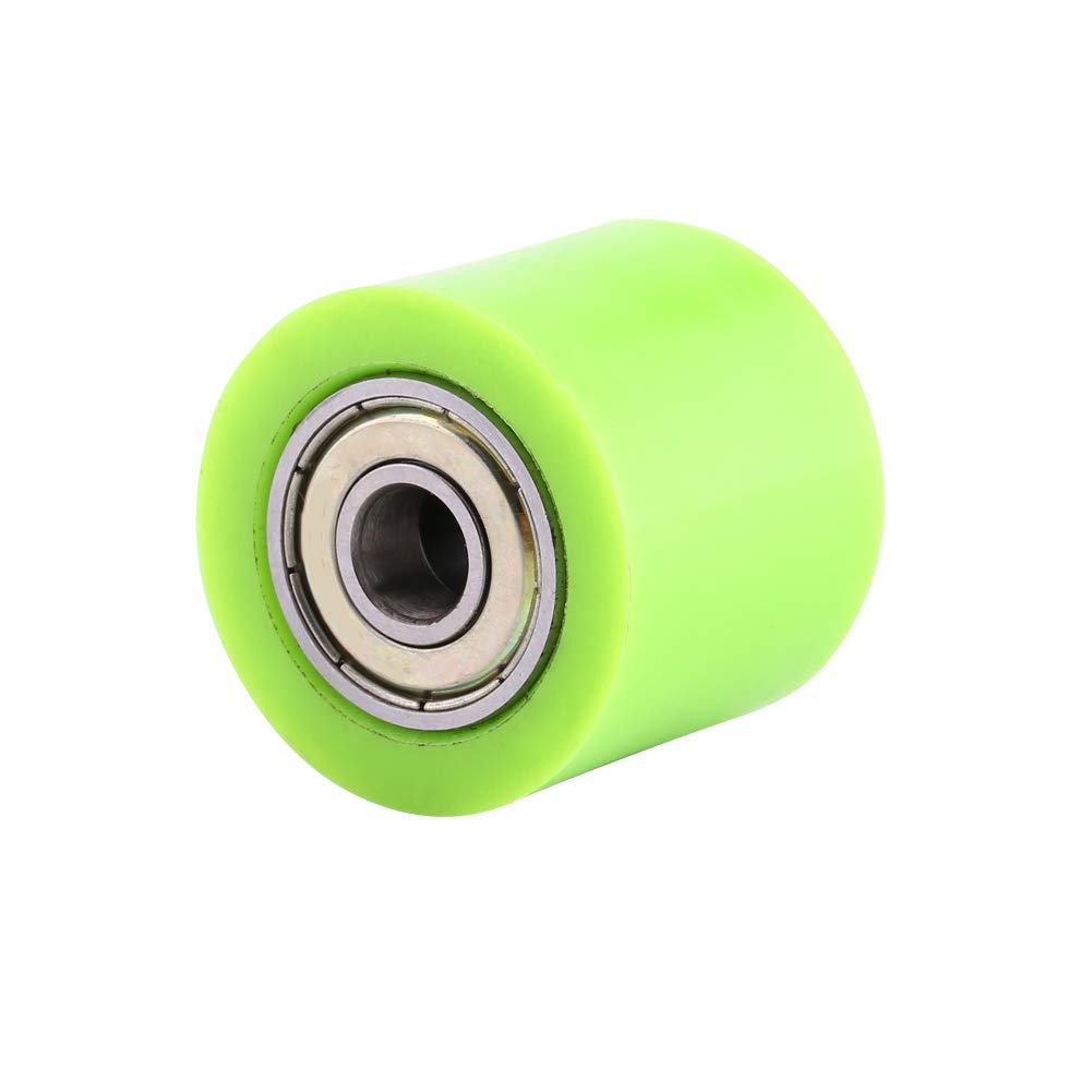 Zixyqol Antriebskettenrollen-Rollenschieber, 8 mm/10 mm Spannradführung für Dirt Pit Bikes, Straßenräder, Motorräder, ATV, Geländefahrzeuge (Green 8MM) von Zixyqol