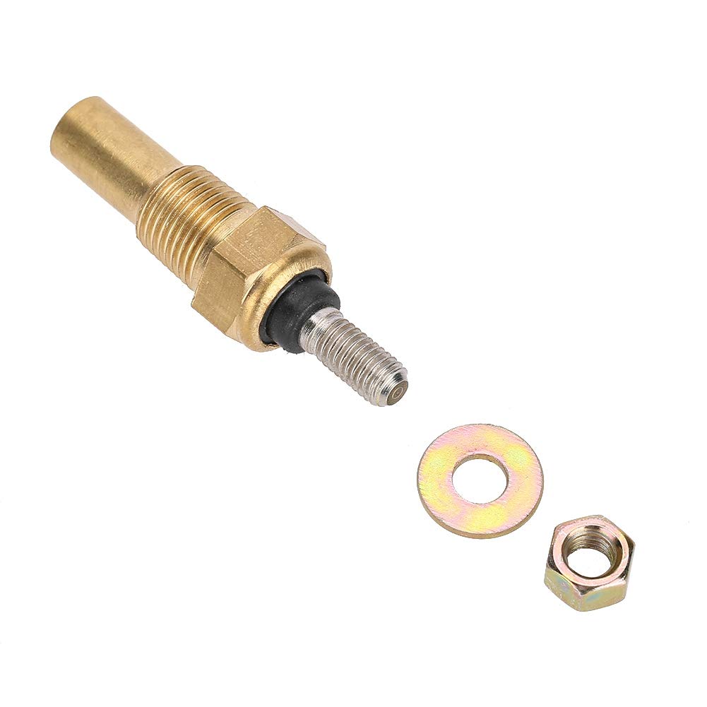 Zixyqol Auto Temperatursensor, 1/8 NPT Wasser/Öltemperatur Sender, Motor Wasserkühlmitteltemperatur Sender, Wasser/Öltemperatur Temperatur von Zixyqol