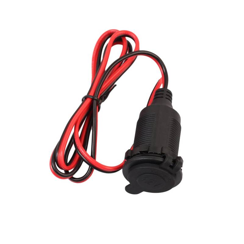 Ziyan Auto Zigarettenanzünder 12V /24V Dose Buchse Einbau Steckdose Adapter Kabel KFZ 1m von Ziyan