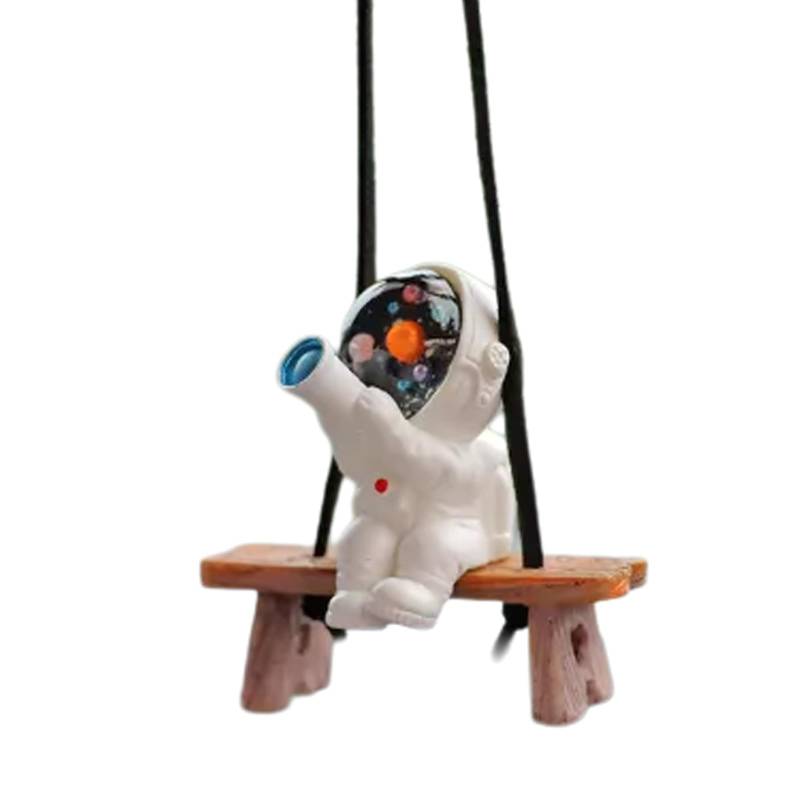 Autospiegel Hängende Accessoires Schwingen Astronaut Auto Hanging Ornament Für Rückspiegel Süßes Autodekoration von Zkydhbd